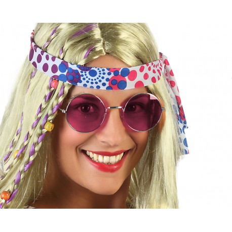 Lunettes Rondes Hippie Assorties