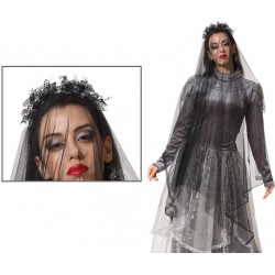 Voile Noir de Mariée Halloween