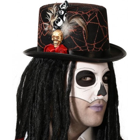 Chapeau Haut de Forme Vaudou Halloween