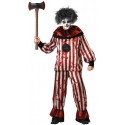 Déguisement Homme Clown rayures Halloween