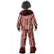 Déguisement Homme Clown rayures Halloween