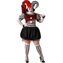 Déguisement Femme Bouffon Arlequin