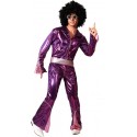 Déguisement Homme Disco Violet