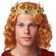 Couronne Métal Doré Roi Médiéval