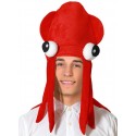 Chapeau Adulte Calamar Rouge