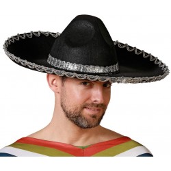 Sombrero Noir/Argent Mexicain
