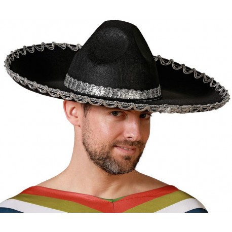 Sombrero Noir/Argent Mexicain