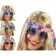 Lunettes Rondes Hippie Assorties