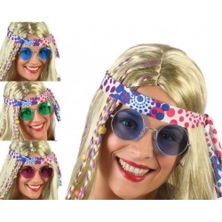 Lunettes Rondes Hippie Assorties