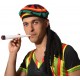 Kit Chapeau Rasta Noir et Joint