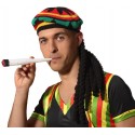 Kit Chapeau Rastas Noir et Joint
