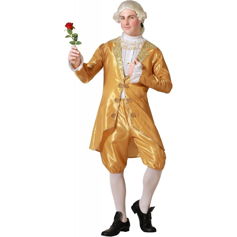 Déguisement Historique Duc / Noble Pour Homme - Costume Marron Style Vénitien, Taille L (52-54)