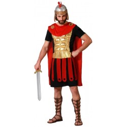 Déguisement Homme Centurion Romain Rouge