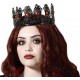 Couronne Métal Noir Roi Médiéval
