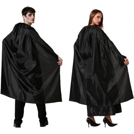Cape Satiné Noir 130cm