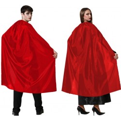Cape de Vampire Satiné Rouge 130cm