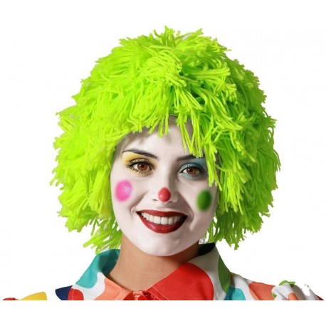 Perruque Adulte Clown Vert
