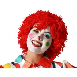 Perruque Adulte Clown Rouge