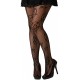 Collant Résille Noir Adulte Halloween