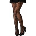 Collant Résille Noir Adulte Halloween