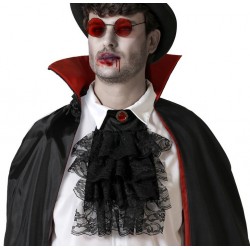 Jabot noir et Lunette Déguisement Vampire