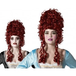 Perruque Haute Rousse Femme Marquise