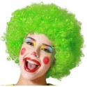 Perruque Afro Clown Vert