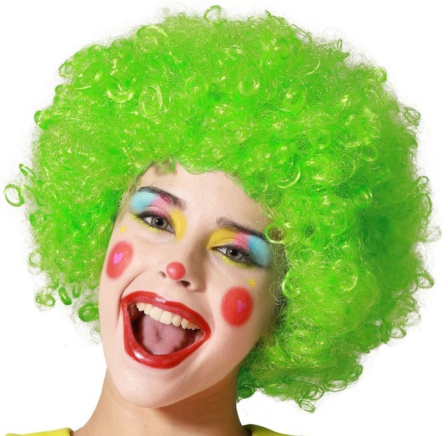 VKI Perruque Et Nez De Clown Pour Enfants Et Adultes - Costume Cosplay Carnaval