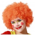 Perruque Afro Clown Orange