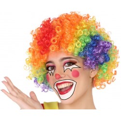 Perruque Clown Multicouleur