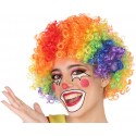 Perruque Afro Clown Multicouleur