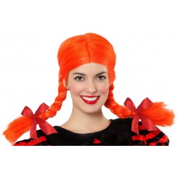 Perruque orange Fifi