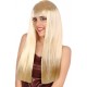 Perruque Longue Blonde avec Frange 60cm