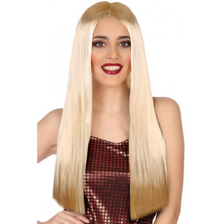 Perruque Longue Blonde 60cm