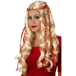 Perruque Blonde Déguisement Dame Médiévale