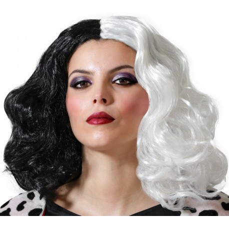 Perruque Femme Cruella