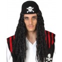 Perruque Noire de Pirate