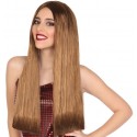 Perruque Femme Longue Chatain 60cm