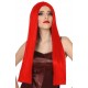 Perruque Longue Rouge 60cm