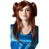 Perruque Femme Manga Marron
