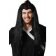 Perruque Noire Homme Samourai