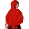 Cape Capuche Rouge Femme Diable