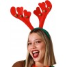 Serre-Tête de Renne de Noël Rouge grelots
