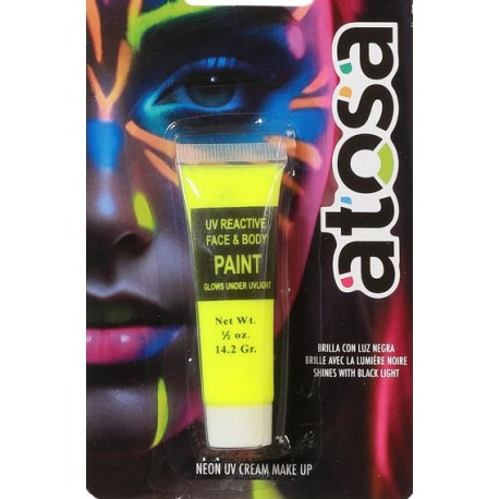 Tube Maquillage Jaune Fluo