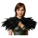 Cape Adulte en Plumes Noires