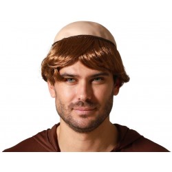 Perruque Chatain Crane Chauve Homme Moine