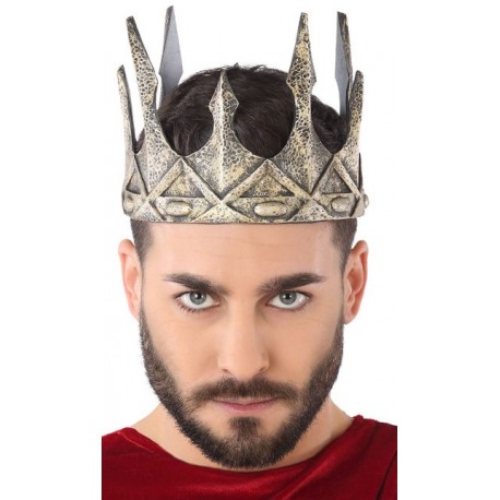 Couronne de Roi latex Argent