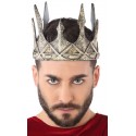 Couronne Médiévale Latex Argent