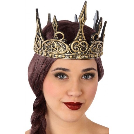 Couronne Médiévale Latex Doré