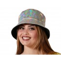 Chapeau de Pêcheur Disco Argent Adulte